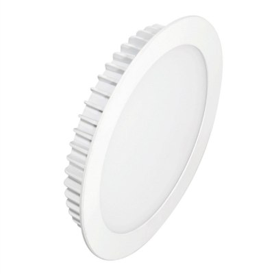 Mostrar detalles para 4" 8W Slim Round White LED WW 127V Downlight Imagen de 4" 8W Slim Round White LED WW 127V Downlight
