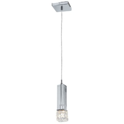Show details for 40w Glimmer G9 G9 Halogen Dry Location Chrome Clear Crystal Crystal Mini Pendant (CAN 4.5"x4.5"x1") Picture of 40w Glimmer G9 G9 Halogen Dry Location Chrome Clear Crystal Crystal Mini Pendant (CAN 4.5"x4.5"x1")