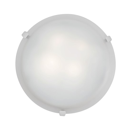 Foto para 26w (2 x 13) Mona GU-24 Spiral Fluorescent Damp Location White WH Flush-Mount 4.25"Ø12" (CAN Ø9.75")