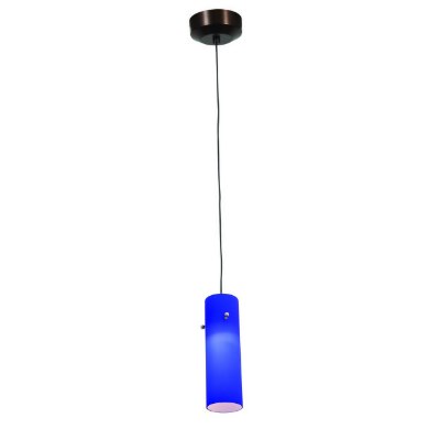 Show details for 5w Tungsten Module Dry Location Bronze White Lined LED Pendant with Anari Silk (l) Glass Picture of 5w Tungsten Module Dry Location Bronze White Lined LED Pendant with Anari Silk (l) Glass