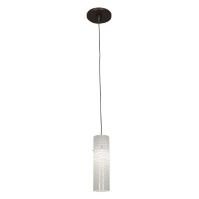 Show details for 35w Zeta GY6.35 Bi-Pin Halogen Dry Location Bronze White Lined Low Voltage Pendant with Anari Silk (l) Glass Picture of 35w Zeta GY6.35 Bi-Pin Halogen Dry Location Bronze White Lined Low Voltage Pendant with Anari Silk (l) Glass