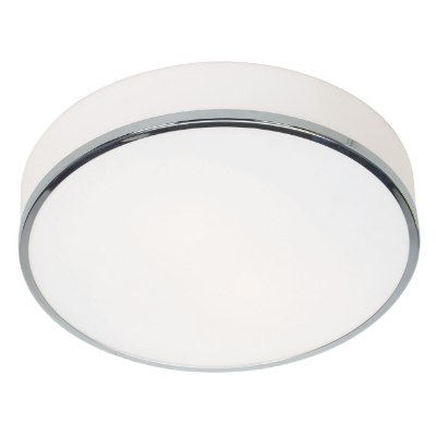 Show details for 36w (2 x 18) Aero GU-24 Spiral Fluorescent Damp Location Chrome Opal Flush-Mount 4.75"Ø15.7" (CAN Ø11") Picture of 36w (2 x 18) Aero GU-24 Spiral Fluorescent Damp Location Chrome Opal Flush-Mount 4.75"Ø15.7" (CAN Ø11")