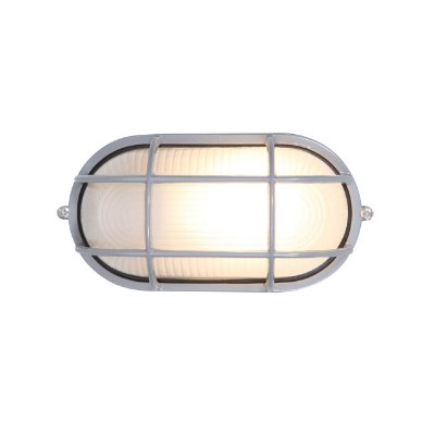 Mostrar detalles para 60w Nauticus E-26 A-19 Incandescent Satin Frosted Wet Location Bulkhead 8.25"x4.25" (CAN 8"x4.4"x1") Imagen de 60w Nauticus E-26 A-19 Incandescent Satin Frosted Wet Location Bulkhead 8.25"x4.25" (CAN 8"x4.4"x1")