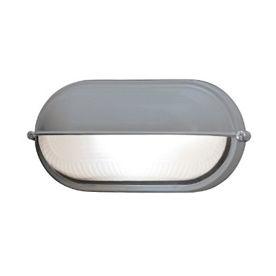 Mostrar detalles para 60w Nauticus E-26 A-19 Incandescent Satin Frosted Wet Location Bulkhead 8.25"x4.25" (CAN 8"x4.4"x1") Imagen de 60w Nauticus E-26 A-19 Incandescent Satin Frosted Wet Location Bulkhead 8.25"x4.25" (CAN 8"x4.4"x1")