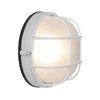 Foto para 60w Nauticus E-26 A-19 Incandescent White Frosted Wet Location Bulkhead Ø7" (CAN 1"Ø7")