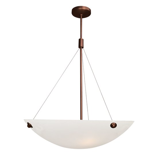 Picture of 300w (5 x 60) Noya E-26 A-19 Incandescent Dry Location Bronze White Cable Pendant (CAN 1.25"Ø5.25")