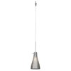 Picture of 35w Cavo GY6.35 Bi-Pin Halogen Dry Location Brushed Steel Metal Italian Wire Glass UJ Mini Pendant excluding Mono-Pod