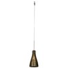 Foto para 35w Cavo GY6.35 Bi-Pin Halogen Dry Location Brushed Steel Gold Italian Wire Glass UJ Mini Pendant excluding Mono-Pod