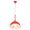Picture of 60w Magneto E-26 A-19 Incandescent Dry Location Red Adjustable Angle Pendant (CAN 4"Ø4.75")
