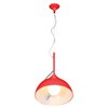 Foto para 60w Magneto E-26 A-19 Incandescent Dry Location Red Adjustable Angle Pendant (CAN 4"Ø4.75")