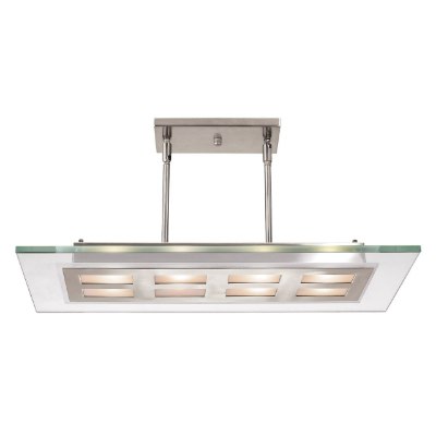 Show details for 320w (8 x 40) Aquarius G9 G9 Halogen Damp Location Brushed Steel Clear Adjustable Glass & Metal Pendant (CAN 4.4"x8.25"x0.75") Picture of 320w (8 x 40) Aquarius G9 G9 Halogen Damp Location Brushed Steel Clear Adjustable Glass & Metal Pendant (CAN 4.4"x8.25"x0.75")