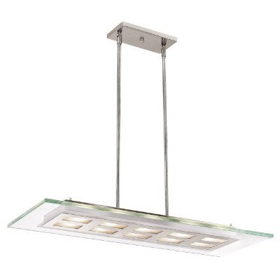 Show details for 400w (10 x 40) Aquarius G9 G9 Halogen Damp Location Brushed Steel Clear Adjustable Glass & Metal Pendant (CAN 4.4"x8.25"x0.75") Picture of 400w (10 x 40) Aquarius G9 G9 Halogen Damp Location Brushed Steel Clear Adjustable Glass & Metal Pendant (CAN 4.4"x8.25"x0.75")