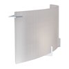 Foto para 300w (2 x 150) Oxygen R7s J-118 Halogen Damp Location Chrome Checkered Frosted Wall & Vanity 25.25"x6.75" (CAN 17"x5.5"x0.88")