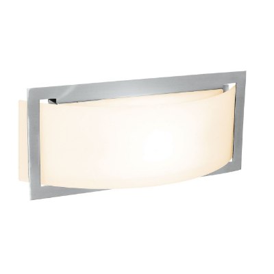 Show details for 10.8w Argon Module Damp Location Brushed Steel Opal LED Wall Fixture (CAN 9.88"x4.25"x1") Picture of 10.8w Argon Module Damp Location Brushed Steel Opal LED Wall Fixture (CAN 9.88"x4.25"x1")