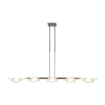 Show details for 500w (5 x 100) Nido R7s J-78 Halogen Dry Location Mat Chrome Frosted Semi-Flush or Pendant (CAN 5.5"x5.5"x0.9") Picture of 500w (5 x 100) Nido R7s J-78 Halogen Dry Location Mat Chrome Frosted Semi-Flush or Pendant (CAN 5.5"x5.5"x0.9")