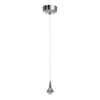 Foto para 5w Tungsten Module Dry Location Brushed Steel LED Pendant with 360 (CAN 1.5"Ø4.5")