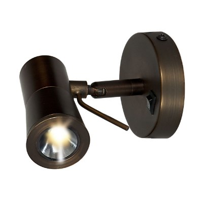 Show details for 3w Cyprus 2 MODULE Dry Location Bronze LED Plug-In Headboard Lamp (CAN 1.4"Ø3.15") Picture of 3w Cyprus 2 MODULE Dry Location Bronze LED Plug-In Headboard Lamp (CAN 1.4"Ø3.15")