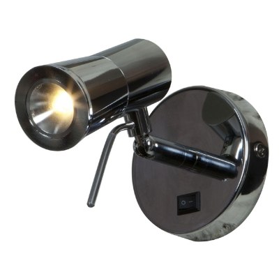 Show details for 3w Cyprus 2 MODULE Dry Location Chrome LED Plug-In Headboard Lamp (CAN 1.4"Ø3.15") Picture of 3w Cyprus 2 MODULE Dry Location Chrome LED Plug-In Headboard Lamp (CAN 1.4"Ø3.15")