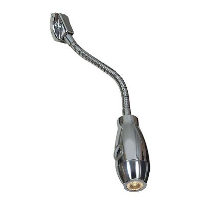 Show details for 3w Unagi MODULE Dry Location Chrome LED Goosneck headboard light Picture of 3w Unagi MODULE Dry Location Chrome LED Goosneck headboard light