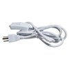 Foto para InteLED Dry Location WHT 6ft Power Cord with Plug and in-line switch