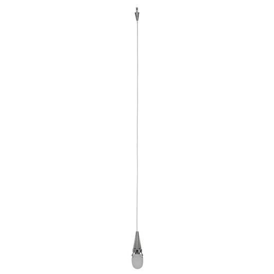 Picture of 35w Zeta GY6.35 Bi-Pin Halogen Dry Location Brushed Steel Low Voltage Pendant excluding Mono-Pod (CAN 1"Ø4.5")