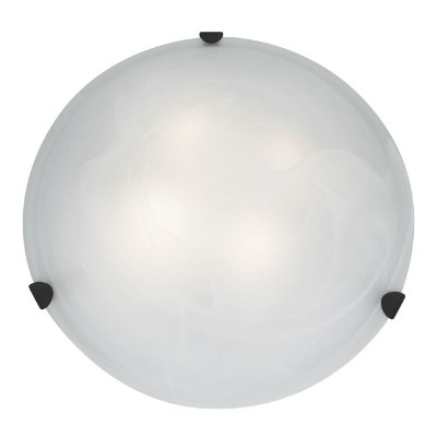 Show details for 52w (2 x 26) Mona GU-24 Spiral Fluorescent Dry Location Rust WH Flush-Mount 5.5"Ø20" (CAN Ø17.5") Picture of 52w (2 x 26) Mona GU-24 Spiral Fluorescent Dry Location Rust WH Flush-Mount 5.5"Ø20" (CAN Ø17.5")