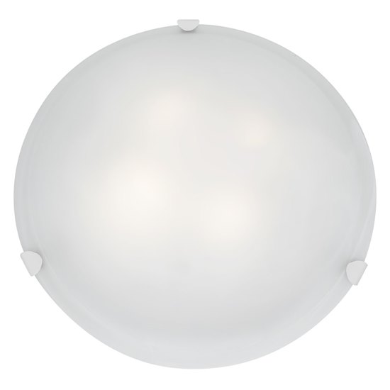 Picture of 52w (2 x 26) Mona GU-24 Spiral Fluorescent Dry Location White WH Flush-Mount 5.5"Ø20" (CAN Ø17.5")
