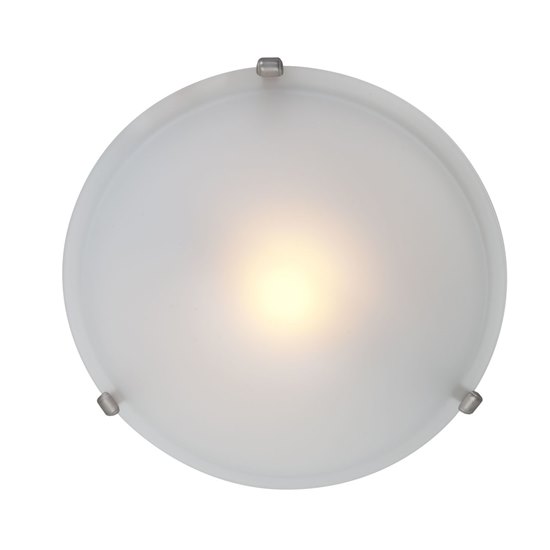 Picture of 39w (3 x 13) Nimbus GU-24 Spiral Fluorescent Damp Location Satin Frosted Flush-Mount