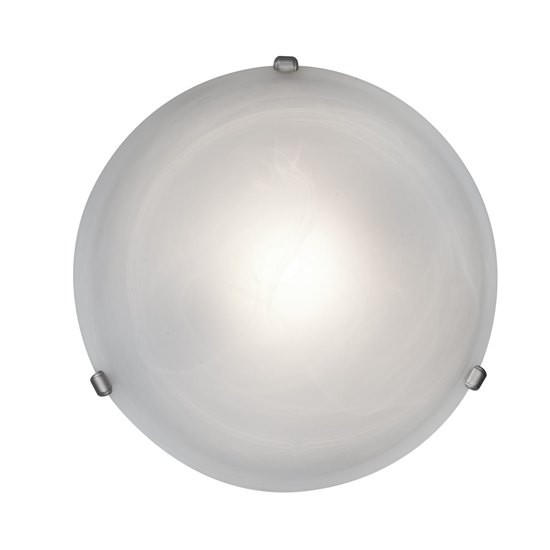 Foto para 39w (3 x 13) Nimbus GU-24 Spiral Fluorescent Damp Location Satin Alabaster Flush-Mount