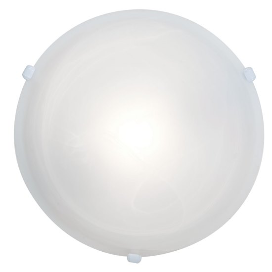 Foto para 39w (3 x 13) Nimbus GU-24 Spiral Fluorescent Damp Location White Alabaster Flush-Mount