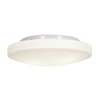 Foto para 36w (2 x 18) Orion GU-24 Quad Fluorescent Damp Location White Opal Flush-Mount 4"Ø13.25" (CAN 1"Ø10")