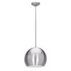 Picture of 100w DecoBall E-26 A-19 Incandescent Dry Location Brushed Steel Ball Pendant (CAN 1.25"Ø4.88")
