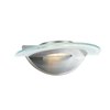 Picture of 100w Helius R7s J-78 Halogen Dry Location Brushed Steel Clear Frosted Wall Sconce (CAN 9.75"x4.25"x1")