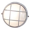 Picture of 100w Nauticus E-26 A-19 Incandescent Satin Frosted Wet Location Bulkhead Ø9.5" (CAN 1"Ø9.5")