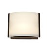 Picture of 100w Nitro 2 R7s J-78 Halogen Damp Location Bronze Opal 1Lt Wall Vanity (CAN 6"x5.1"x0.9")