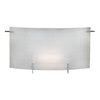 Foto para 100w Oxygen R7s J-118 Halogen Damp Location Chrome Checkered Frosted Wall & Vanity (CAN 8.5"x5.5"x0.4")