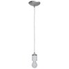 Picture of 100w Sydney E-26 A-19 Incandescent Dry Location Brushed Steel Cord Pendant (CAN 1.25"Ø5.25")