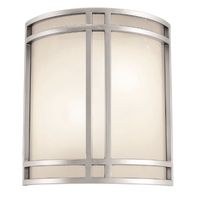 Show details for 120w (2 x 60) Artemis E-26 A-19 Incandescent Dry Location Satin Opal Wall Sconce (CAN 11.4"x10.4"x0.5") Picture of 120w (2 x 60) Artemis E-26 A-19 Incandescent Dry Location Satin Opal Wall Sconce (CAN 11.4"x10.4"x0.5")