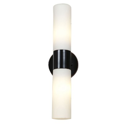 Show details for 120w (2 x 60) Eos E-26 A-19 Incandescent Bronze Opal Wet Location 2 Light Wall Fixture (CAN 0.5"Ø5") Picture of 120w (2 x 60) Eos E-26 A-19 Incandescent Bronze Opal Wet Location 2 Light Wall Fixture (CAN 0.5"Ø5")
