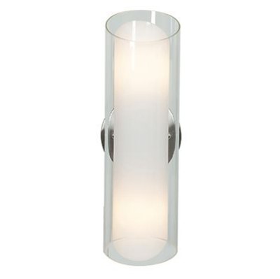 Show details for 120w (2 x 60) Gyro G9 G9 Halogen Dry Location Brushed Steel Clear Opal Wall (CAN Ø4.5") Picture of 120w (2 x 60) Gyro G9 G9 Halogen Dry Location Brushed Steel Clear Opal Wall (CAN Ø4.5")