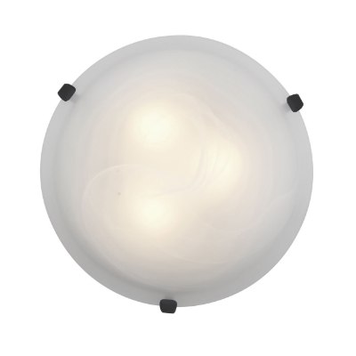 Show details for 120w (2 x 60) Mona E-12 B-10 Incandescent Dry Location Rust Alabaster Flush-Mount (CAN Ø9.75") Picture of 120w (2 x 60) Mona E-12 B-10 Incandescent Dry Location Rust Alabaster Flush-Mount (CAN Ø9.75")