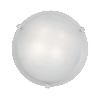 Show details for 120w (2 x 60) Mona E-12 B-10 Incandescent Dry Location White WH Flush-Mount (CAN Ø9.75") Picture of 120w (2 x 60) Mona E-12 B-10 Incandescent Dry Location White WH Flush-Mount (CAN Ø9.75")