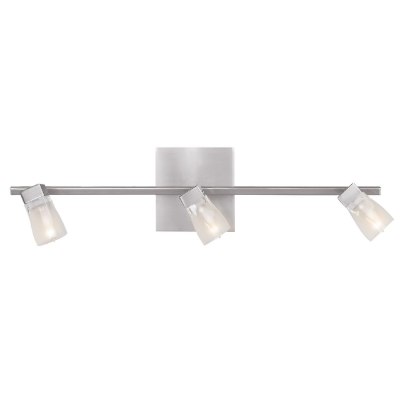 Show details for 120w (3 x 40) Ryan G9 G9 Halogen Dry Location Brushed Steel FCL Bar Wall Fixture Picture of 120w (3 x 40) Ryan G9 G9 Halogen Dry Location Brushed Steel FCL Bar Wall Fixture