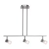 Picture of 120w (3 x 40) Ryan G9 G9 Halogen Dry Location Brushed Steel FCL Semi-Flush or Pendant