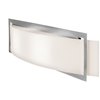 Foto para 13w Argon Module Damp Location Brushed Steel Opal LED Wall Fixture (CAN 19.75"x4.25"x1")