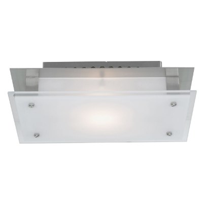 Show details for 13w Vision Module LED Damp Location Brushed Steel Frosted Flush-Mount (CAN 7.9"x4.75"x1.25") Picture of 13w Vision Module LED Damp Location Brushed Steel Frosted Flush-Mount (CAN 7.9"x4.75"x1.25")