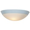 Picture of 150w (2 x 75) Cobalt E-26 A-19 Incandescent Damp Location White Opal Flush-Mount (CAN 1.5"Ø15")