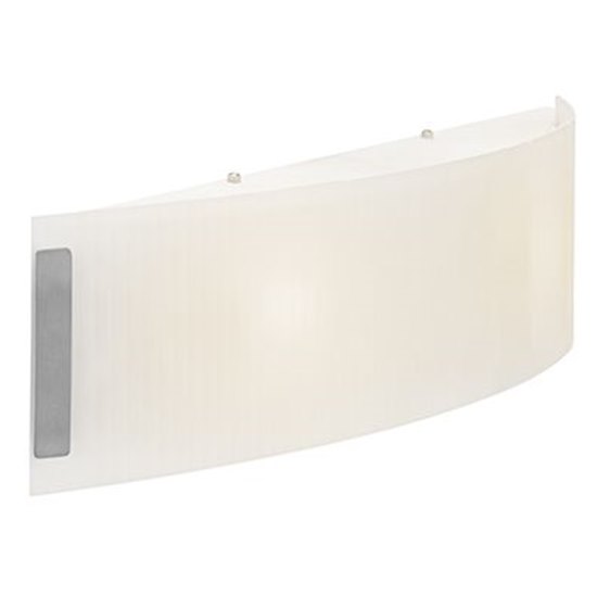 Picture of 150w Neon R7s J-118 Halogen Damp Location Brushed Steel LFR Wall & Vanity 16"x6.3" (CAN 5.4"x10.5"x1.4")