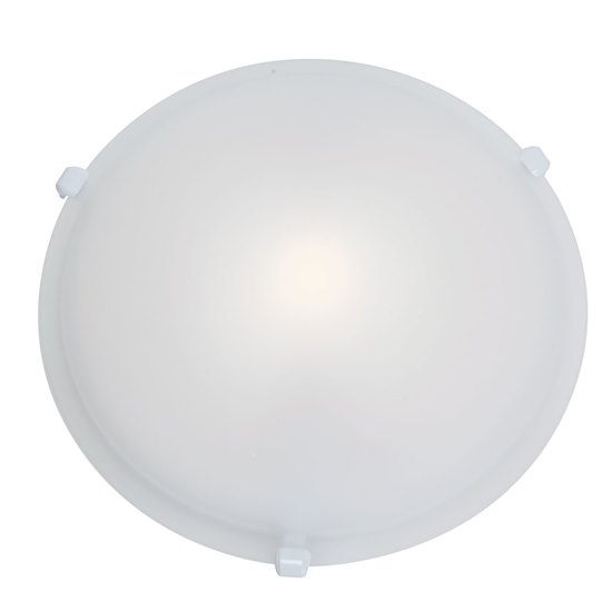 Picture of 150w Nimbus R7s J-118 Halogen Damp Location White Frosted Flush-Mount 5"Ø16"