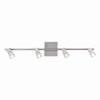 Foto para 160w (4 x 40) Ryan G9 G9 Halogen Dry Location Brushed Steel FCL Bar Wall Fixture